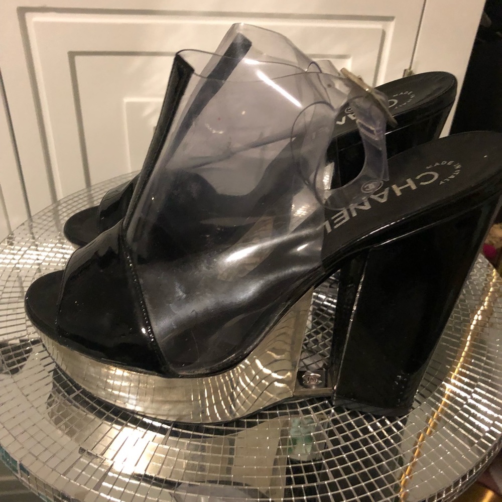 Chanel Platform Wedges